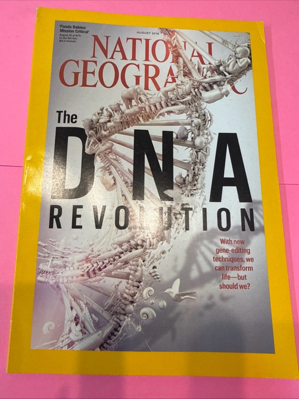 National Geographic Magazine August 2016 The DNA Revolution Gene Editing Issue